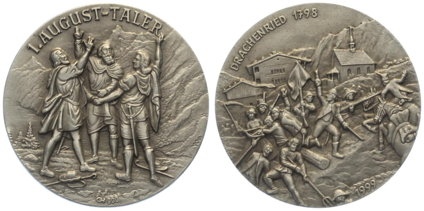1. August-Taler 1999 - Drachenried 1798
